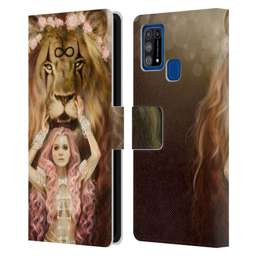 Selina Fenech Fantasy Strength Leather Book Wallet Case Cover For Samsung Galaxy M31 (2020)