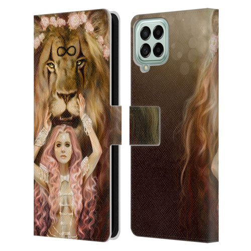 Selina Fenech Fantasy Strength Leather Book Wallet Case Cover For Samsung Galaxy M53 (2022)