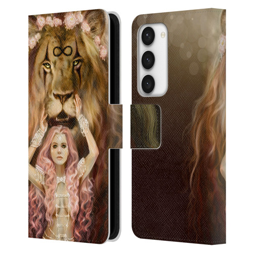 Selina Fenech Fantasy Strength Leather Book Wallet Case Cover For Samsung Galaxy S23 5G