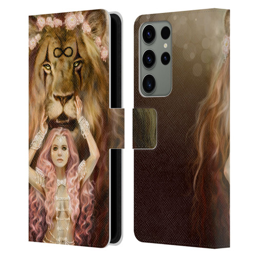 Selina Fenech Fantasy Strength Leather Book Wallet Case Cover For Samsung Galaxy S23 Ultra 5G