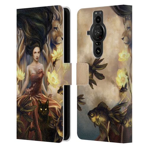 Selina Fenech Fantasy Queens of Wands Leather Book Wallet Case Cover For Sony Xperia Pro-I