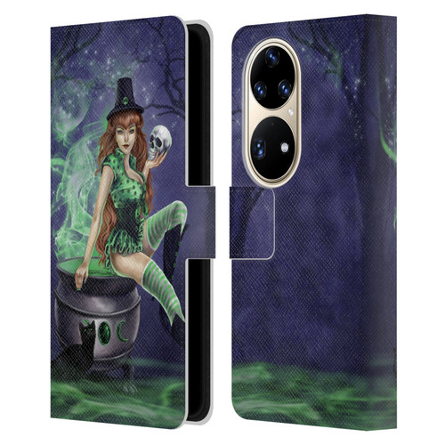 Selina Fenech Gothic Jinxed Leather Book Wallet Case Cover For Huawei P50 Pro