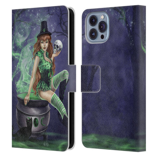 Selina Fenech Gothic Jinxed Leather Book Wallet Case Cover For Apple iPhone 14
