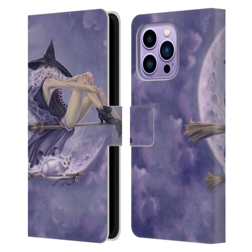 Selina Fenech Gothic Bewitched Leather Book Wallet Case Cover For Apple iPhone 14 Pro Max