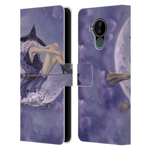 Selina Fenech Gothic Bewitched Leather Book Wallet Case Cover For Nokia C30