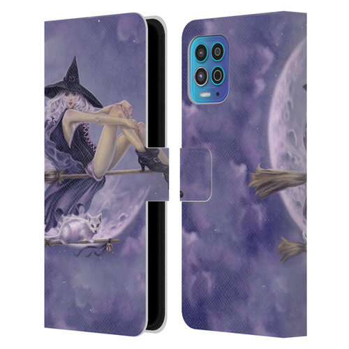 Selina Fenech Gothic Bewitched Leather Book Wallet Case Cover For Motorola Moto G100