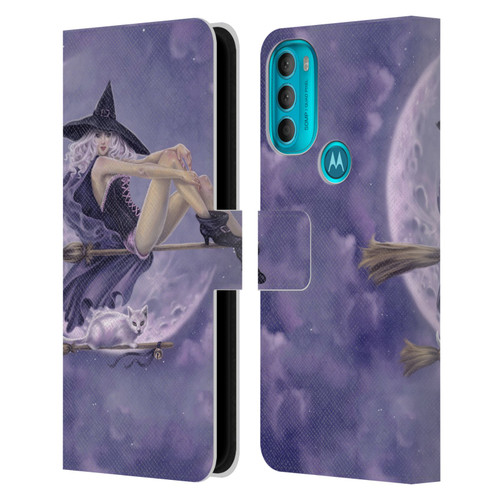 Selina Fenech Gothic Bewitched Leather Book Wallet Case Cover For Motorola Moto G71 5G