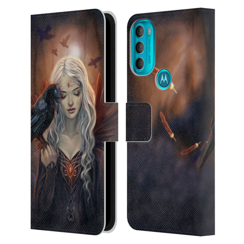 Selina Fenech Gothic Ravenkin Leather Book Wallet Case Cover For Motorola Moto G71 5G