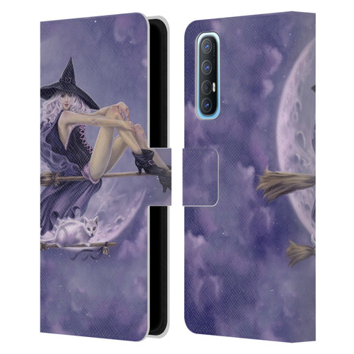Selina Fenech Gothic Bewitched Leather Book Wallet Case Cover For OPPO Find X2 Neo 5G