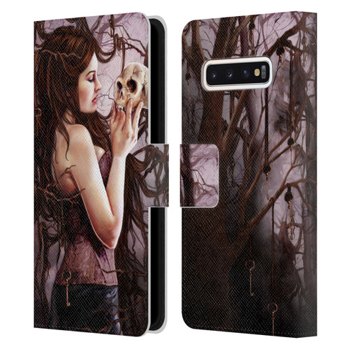 Selina Fenech Gothic I Knew Him Well Leather Book Wallet Case Cover For Samsung Galaxy S10