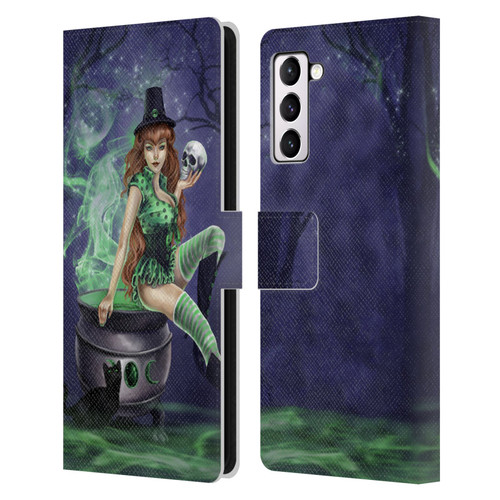 Selina Fenech Gothic Jinxed Leather Book Wallet Case Cover For Samsung Galaxy S21+ 5G