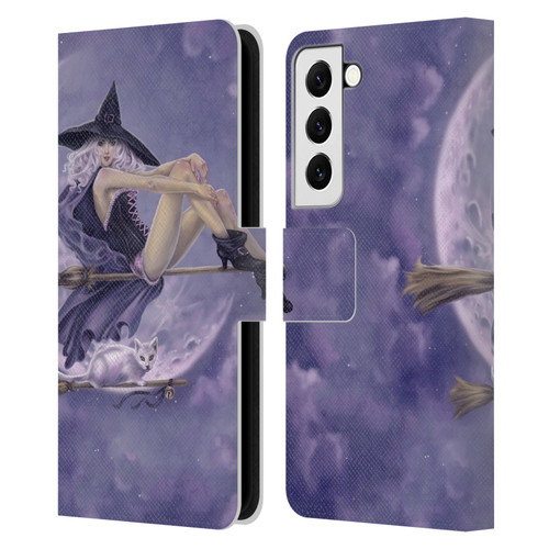 Selina Fenech Gothic Bewitched Leather Book Wallet Case Cover For Samsung Galaxy S22 5G