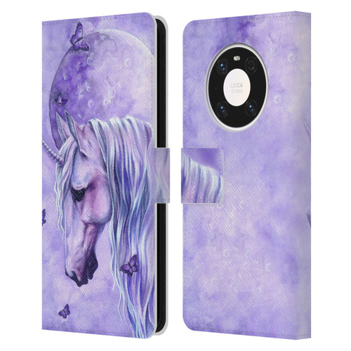 Selina Fenech Unicorns Moonlit Magic Leather Book Wallet Case Cover For Huawei Mate 40 Pro 5G
