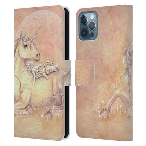 Selina Fenech Unicorns Purrfect Friends Leather Book Wallet Case Cover For Apple iPhone 12 / iPhone 12 Pro
