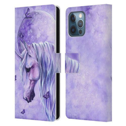 Selina Fenech Unicorns Moonlit Magic Leather Book Wallet Case Cover For Apple iPhone 12 Pro Max