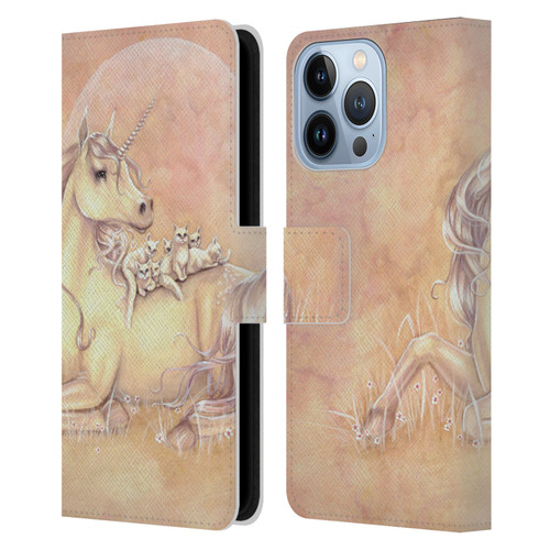Selina Fenech Unicorns Purrfect Friends Leather Book Wallet Case Cover For Apple iPhone 13 Pro