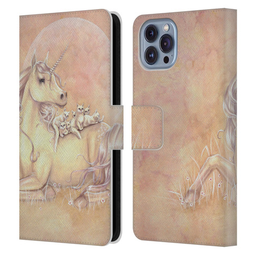 Selina Fenech Unicorns Purrfect Friends Leather Book Wallet Case Cover For Apple iPhone 14