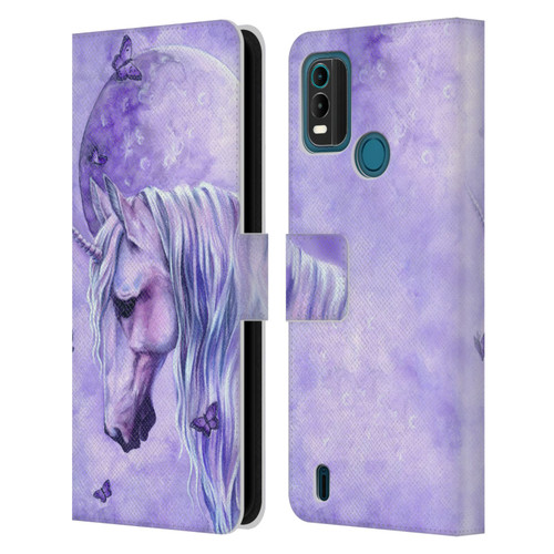 Selina Fenech Unicorns Moonlit Magic Leather Book Wallet Case Cover For Nokia G11 Plus