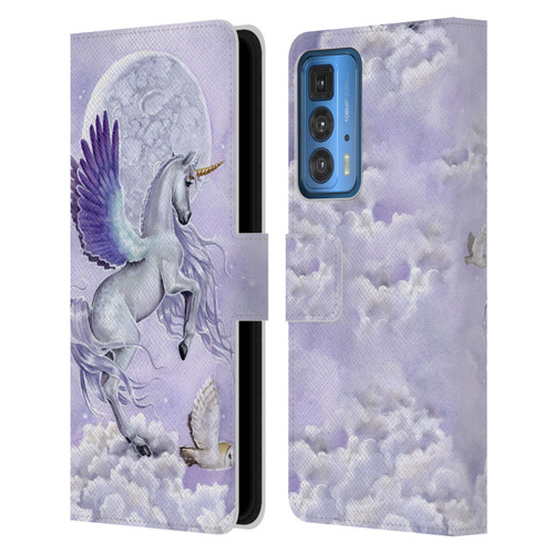 Selina Fenech Unicorns Moonshine Leather Book Wallet Case Cover For Motorola Edge 20 Pro