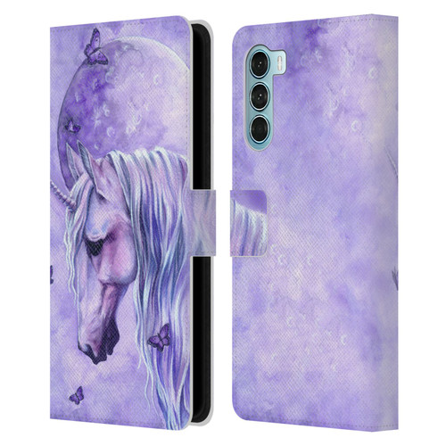 Selina Fenech Unicorns Moonlit Magic Leather Book Wallet Case Cover For Motorola Edge S30 / Moto G200 5G