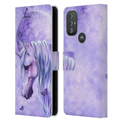 Selina Fenech Unicorns Moonlit Magic Leather Book Wallet Case Cover For Motorola Moto G10 / Moto G20 / Moto G30