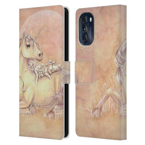 Selina Fenech Unicorns Purrfect Friends Leather Book Wallet Case Cover For Motorola Moto G (2022)