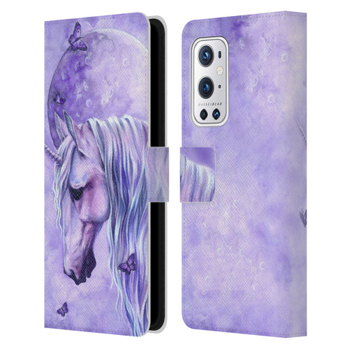 Selina Fenech Unicorns Moonlit Magic Leather Book Wallet Case Cover For OnePlus 9 Pro