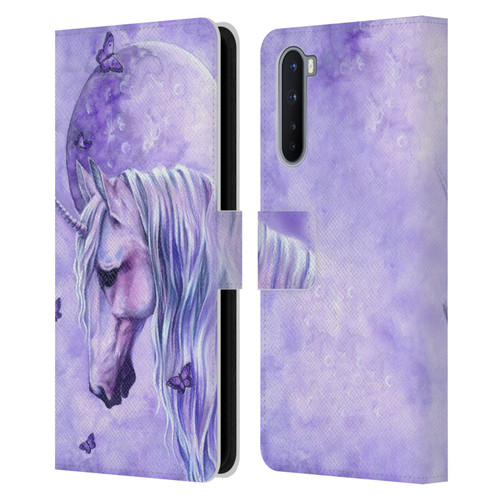 Selina Fenech Unicorns Moonlit Magic Leather Book Wallet Case Cover For OnePlus Nord 5G