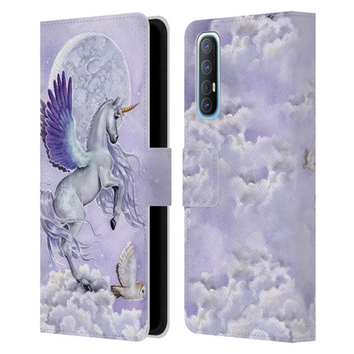 Selina Fenech Unicorns Moonshine Leather Book Wallet Case Cover For OPPO Find X2 Neo 5G