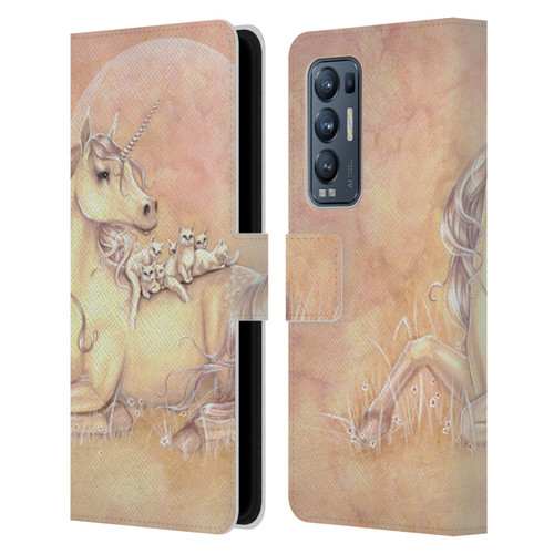Selina Fenech Unicorns Purrfect Friends Leather Book Wallet Case Cover For OPPO Find X3 Neo / Reno5 Pro+ 5G