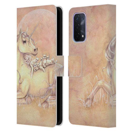 Selina Fenech Unicorns Purrfect Friends Leather Book Wallet Case Cover For OPPO A54 5G