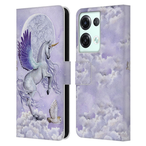 Selina Fenech Unicorns Moonshine Leather Book Wallet Case Cover For OPPO Reno8 Pro