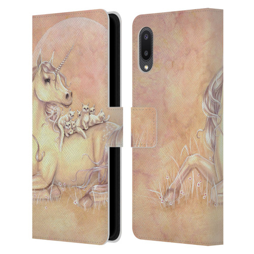 Selina Fenech Unicorns Purrfect Friends Leather Book Wallet Case Cover For Samsung Galaxy A02/M02 (2021)