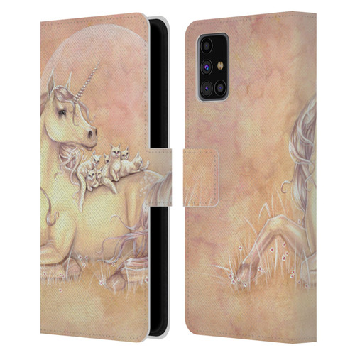 Selina Fenech Unicorns Purrfect Friends Leather Book Wallet Case Cover For Samsung Galaxy M31s (2020)