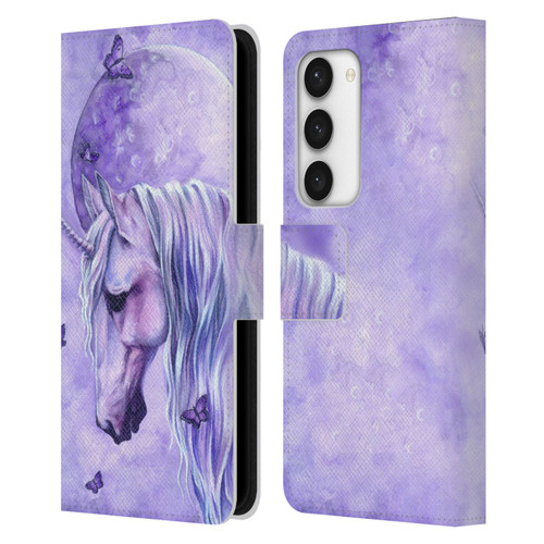 Selina Fenech Unicorns Moonlit Magic Leather Book Wallet Case Cover For Samsung Galaxy S23 5G