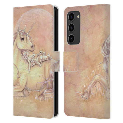 Selina Fenech Unicorns Purrfect Friends Leather Book Wallet Case Cover For Samsung Galaxy S23+ 5G