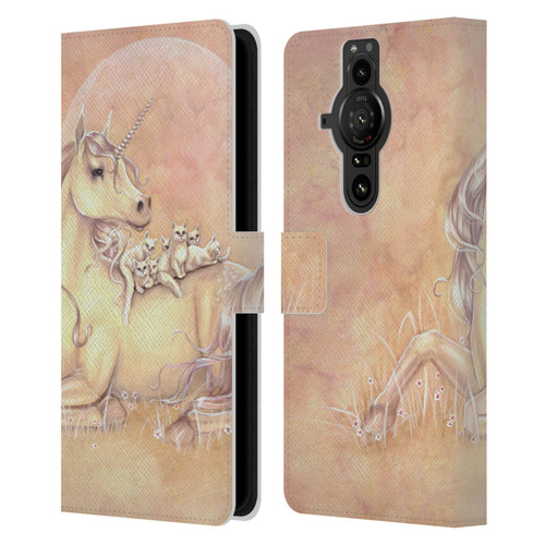 Selina Fenech Unicorns Purrfect Friends Leather Book Wallet Case Cover For Sony Xperia Pro-I