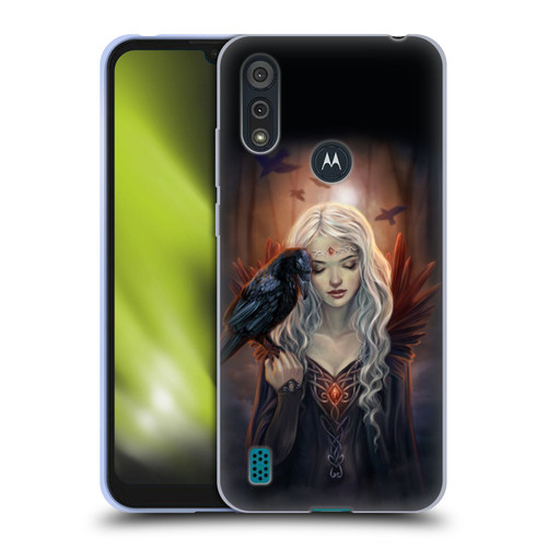 Selina Fenech Gothic Ravenkin Soft Gel Case for Motorola Moto E6s (2020)