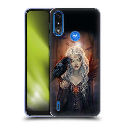 Selina Fenech Gothic Ravenkin Soft Gel Case for Motorola Moto E7 Power / Moto E7i Power