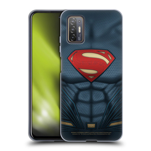 Batman V Superman: Dawn of Justice Graphics Superman Costume Soft Gel Case for HTC Desire 21 Pro 5G