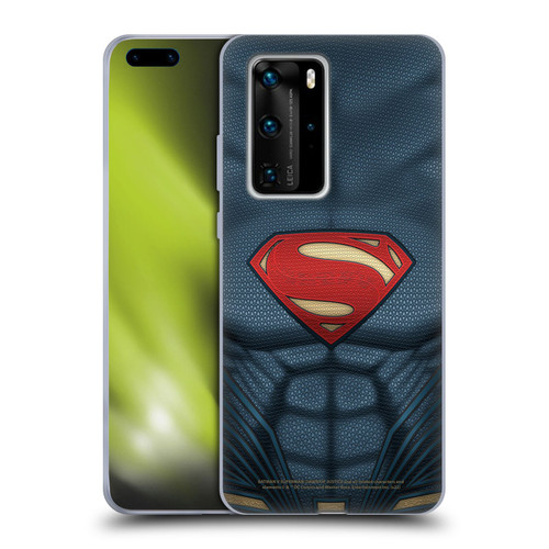 Batman V Superman: Dawn of Justice Graphics Superman Costume Soft Gel Case for Huawei P40 Pro / P40 Pro Plus 5G