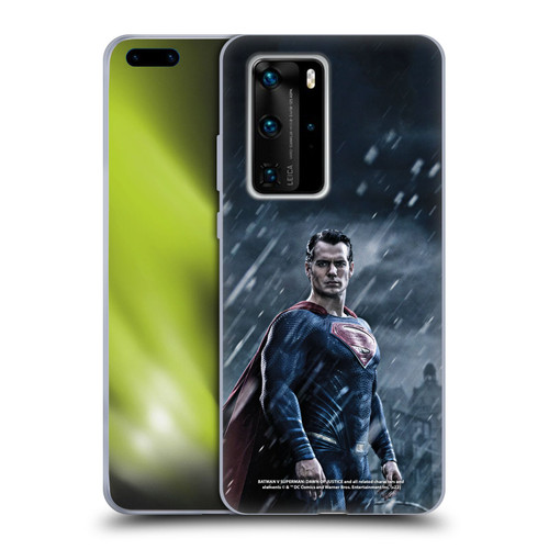 Batman V Superman: Dawn of Justice Graphics Superman Soft Gel Case for Huawei P40 Pro / P40 Pro Plus 5G