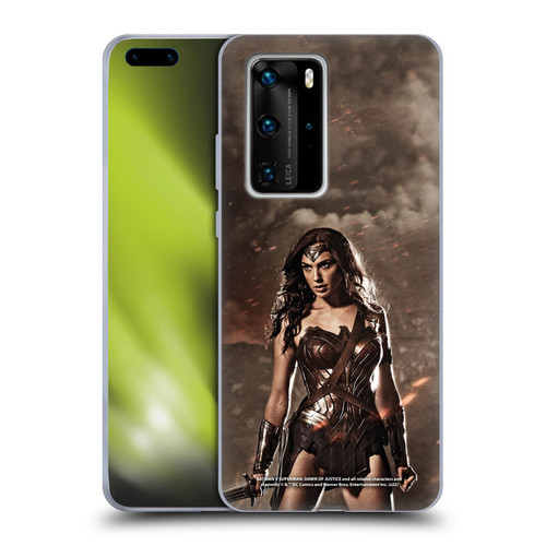Batman V Superman: Dawn of Justice Graphics Wonder Woman Soft Gel Case for Huawei P40 Pro / P40 Pro Plus 5G