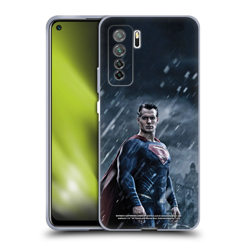 Batman V Superman: Dawn of Justice Graphics Superman Soft Gel Case for Huawei Nova 7 SE/P40 Lite 5G