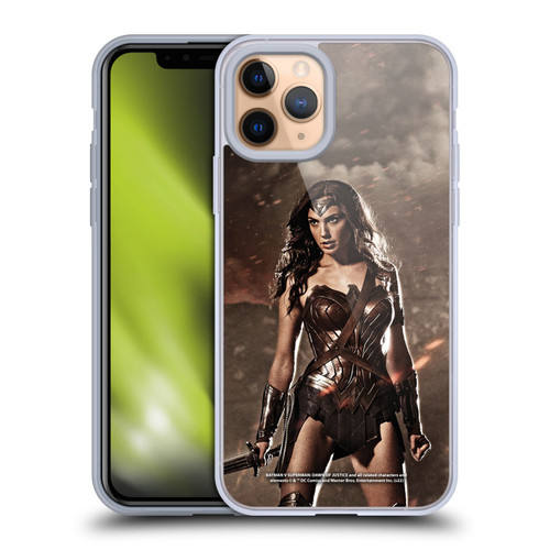 Batman V Superman: Dawn of Justice Graphics Wonder Woman Soft Gel Case for Apple iPhone 11 Pro