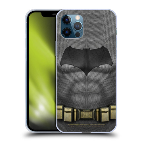 Batman V Superman: Dawn of Justice Graphics Batman Costume Soft Gel Case for Apple iPhone 12 / iPhone 12 Pro