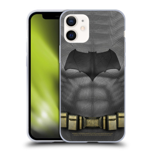 Batman V Superman: Dawn of Justice Graphics Batman Costume Soft Gel Case for Apple iPhone 12 Mini
