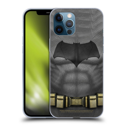 Batman V Superman: Dawn of Justice Graphics Batman Costume Soft Gel Case for Apple iPhone 12 Pro Max