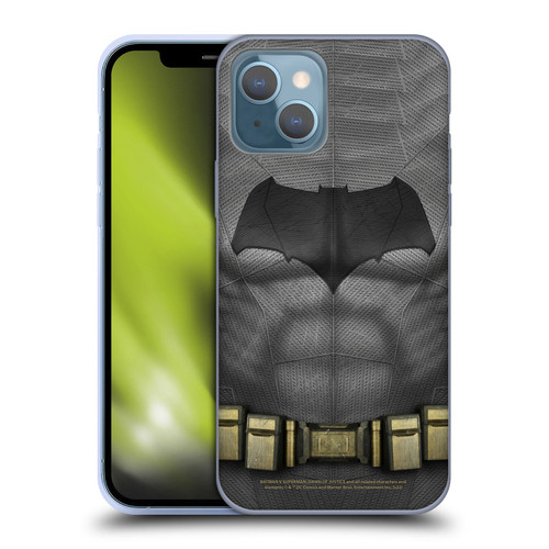 Batman V Superman: Dawn of Justice Graphics Batman Costume Soft Gel Case for Apple iPhone 13