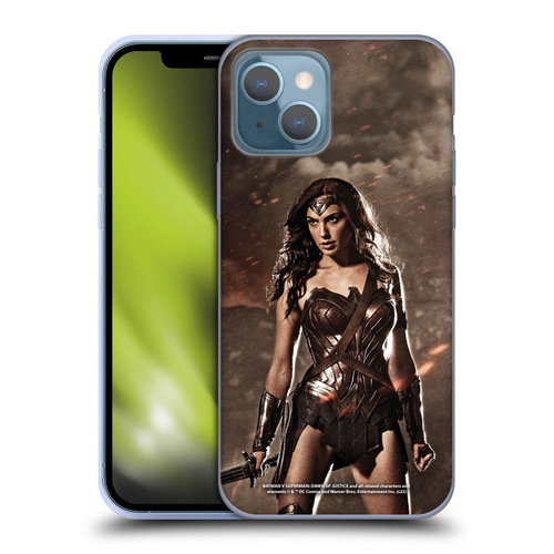 Batman V Superman: Dawn of Justice Graphics Wonder Woman Soft Gel Case for Apple iPhone 13